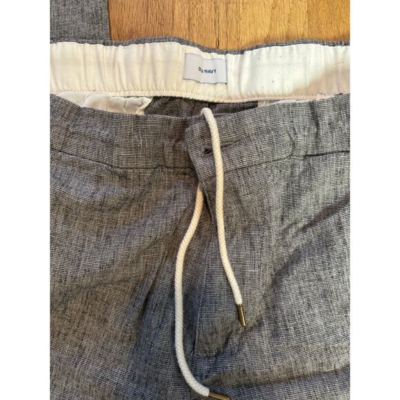 Men’s Old Navy Linen Blend Loose Taper Lightweight Drawstring Pants, size Large - Picture 3 of 5